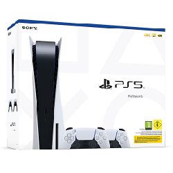 Sony PlayStation 5 + DualSense Wireless Controller Bundle 825 Go Wifi Noir, Blanc