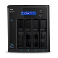 Western Digital My Cloud PR4100 NAS Bureau Intel® Pentium® N3710 4 Go DDR3L 8 To HDD My Cloud OS Noir