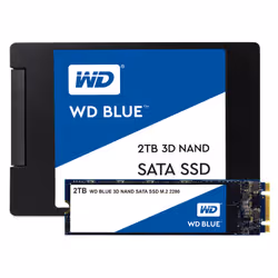 Western Digital Blue 3D 2.5" 2048 Go Série ATA III (WDS200T2B0A) - Vue supplémentaire 3