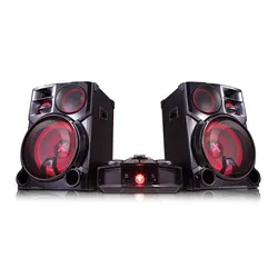 LG CM9960 ensemble audio pour la maison Système mini audio domestique 4800 W Noir, Rouge
