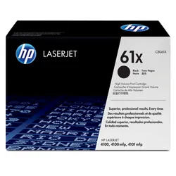 HP 61X High Yield Black Original LaserJet Toner Cartridge Cartouche de tonerNoir