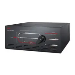 APC Panneau de contournement de maintenance , 230 V, 125 A, entrée matérielle, sortie IEC-320, (8) C19 - Professionnels