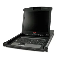 APC Console LCD pour rack 17" avec commutateur KVM analogique intégré 8 ports - Professionnels