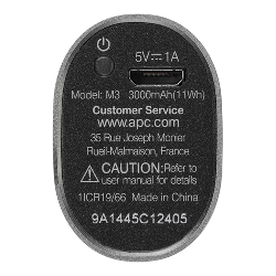 APC Power Pack M3 Lithium-Ion (Li-Ion) 3000 mAh Titane