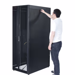 APC EASY RACK 600MM/42U/800MM WITH ROOF SIDE PANEL CASTORS FEET AND 4 BRACKETS NO BOTTOM BLACK Rack autonome Noir - Vue supplémentaire 5