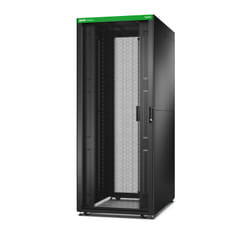 APC Baie EasyRack 800mm/42U/1200mm avec toit, panneau latéral, roulettes, noir