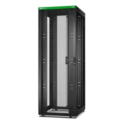 APC Baie EasyRack 800mm/48U/1000mm avec toit, sans panneau latéral, roulettes, noir