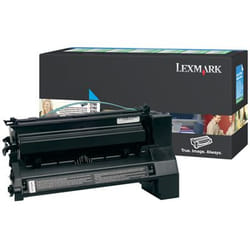 Lexmark C780, C782 Cyan High Yield Return Program Print Cartridge Cartouche de toner Original