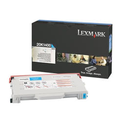 Lexmark 20K1400 Cartouche de tonerOriginal Cyan