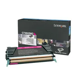 Lexmark C736H2MG Cartouche de tonerOriginal Magenta