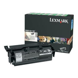Lexmark X651A11E Cartouche de tonerOriginal Noir