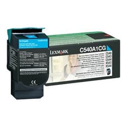 Lexmark C54x, X54x Cyan Return Programme Toner Cartridge (1K) Cartouche de toner Original