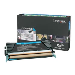 Lexmark C736H1CG Cartouche de tonerOriginal Cyan