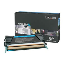 Lexmark C736, X736, X738 Cartouche de tonerOriginal Cyan