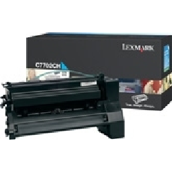 Lexmark Cyan High Yield Print Cartridge for C770/C772 Cartouche de toner Original