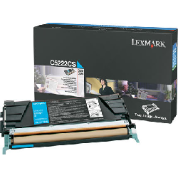 Lexmark Cyan Toner Cartridge for C52x Cartouche de toner Original