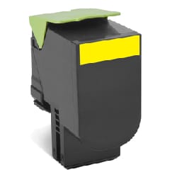 Lexmark 70C80Y0 Cartouche de tonerOriginal Jaune