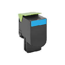 Lexmark 80C0X20 Cartouche de tonerOriginal Cyan