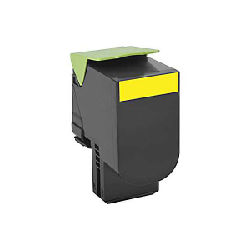 Lexmark 80C0X40 Cartouche de tonerOriginal Jaune