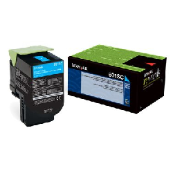 Lexmark 80C8SC0 Cartouche de tonerOriginal Cyan