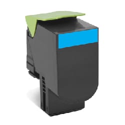 Lexmark 80C8XC0 Cartouche de tonerOriginal Cyan