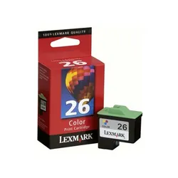 Lexmark #26 Color Print Cartridge cartouche d'encre Original Cyan, Magenta, Jaune