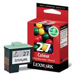 Lexmark No. 27 Moderate Use Color Print Cartridge cartouche d'encre Original