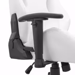 White Shark Monza Siège de jeu sur PC Siège rembourré Blanc - Vue supplémentaire 3