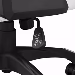 White Shark Monza Siège de jeu sur PC Siège rembourré Blanc - Vue supplémentaire 5