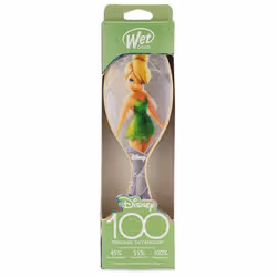 Wet Brush Disney 100 Original Detlanger Tinkerbell Enfants Brosse à cheveux rectangulaire Vert, Gris, Jaune 1 pièce(s) - Vue supplémentaire 4