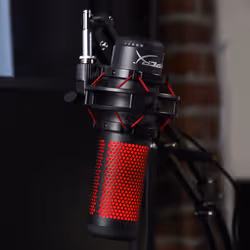 HyperX QuadCast Noir, Rouge Microphone de table - Vue supplémentaire 4