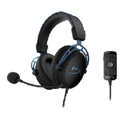 HyperX Cloud Alpha S Casque Arceau Noir, Bleu