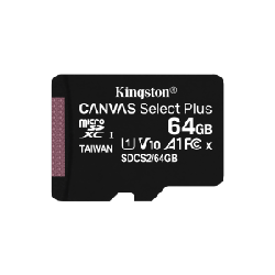Kingston Technology Canvas Select Plus mémoire flash 64 Go MicroSDXC UHS-I Classe 10