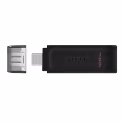 Kingston Technology DataTraveler 70 lecteur USB flash 128 Go 3.2 Gen 1 (3.1 Gen 1) Noir - Vue supplémentaire 3