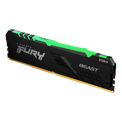 KINGSTON 16G (1x16G) D4 3200Mhz FURY Beast RGB