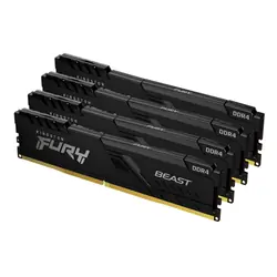 Kingston Technology FURY Beast 128Go 3200MT/s DDR4 CL16 DIMM (Kit de 4) Black