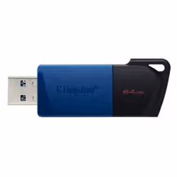 Kingston Technology DataTraveler 64GB USB3.2 Gen 1 Exodia M (Noir + Bleu) - Vue supplémentaire 3