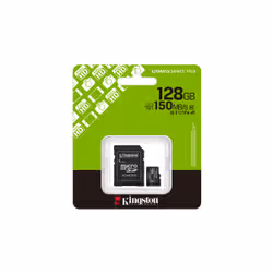 Kingston Technology 128GB microSDXC Canvas Select Plus Gen3 150MB/s A1 (Adaptateur SD inclus) - Vue supplémentaire 5