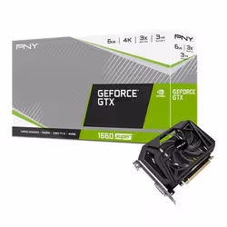 PNY VCG16606SSFPPB carte graphique NVIDIA GeForce GTX 1660 SUPER 6 Go GDDR6 - Vue supplémentaire 7