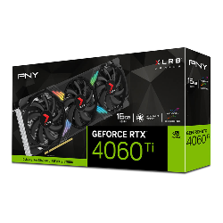 PNY VCG4060T16TFXXPB1 carte graphique NVIDIA GeForce RTX 4060 Ti 16 Go GDDR6