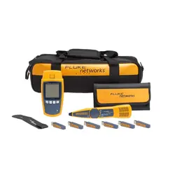 Fluke MicroScanner PoE Testeur PoE Noir, Bleu, Jaune