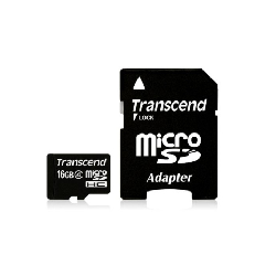 Transcend TS16GUSDHC4 mémoire flash 16 Go MicroSDHC Classe 4