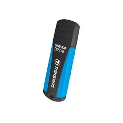 Transcend JetFlash 810 32GB USB 3.0 lecteur USB flash 32 Go USB Type-A 3.2 Gen 1 (3.1 Gen 1) Noir, Bleu
