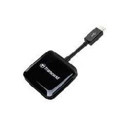 Transcend USB2.0 OTG READER BLACK lecteur de cartes à puce USB Noir
