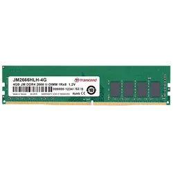 Transcend JM2666HLH-4G Barrette Mémoire 4 Go 1 x 4 Go DDR4 2666 MHz