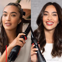 Revlon RVDR5333E brosse soufflante et fer à lisser Multistyler À chaleur Noir, Rouge 1100 W 2,5 m - Vue supplémentaire 3