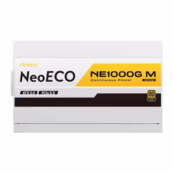 Antec Neo ECO Modular NE1000G M White ATX 3.0 unité d'alimentation d'énergie 1000 W 20+4 pin ATX Blanc - Vue supplémentaire 8
