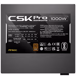 Antec SIGNATURE CSK1000 PRO ATX3.1 unité d'alimentation d'énergie 1000 W 20+4 pin ATX ATX - Vue supplémentaire 2