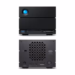 LaCie 2big Dock boîtier de disques 48 To Bureau Noir - Vue supplémentaire 2