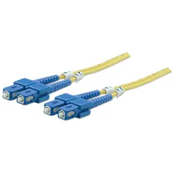 Intellinet 470612 câble InfiniBand et à fibres optiques 2 m SC Jaune